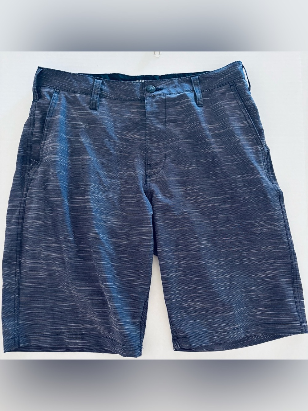Trunks Men's Heathered blue  multi function  Hybrid short